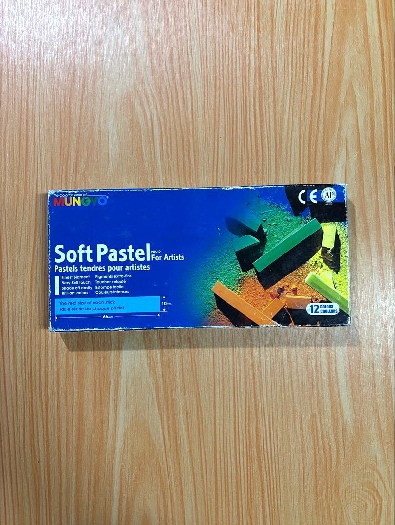 Mungyo Soft Pastel 12 Colors (Category: Craft Supplies & Tools) located in Valenzuela. Submitted by caulfieldscollection (Listing ID 1405953187, Image 2). Description: Mungyo Soft Pastel set with 12 colors Still in good condition Barely used anymore Only the red was used a bit Cracks happened due to box falling RFS: Decluttering DM me if interested..