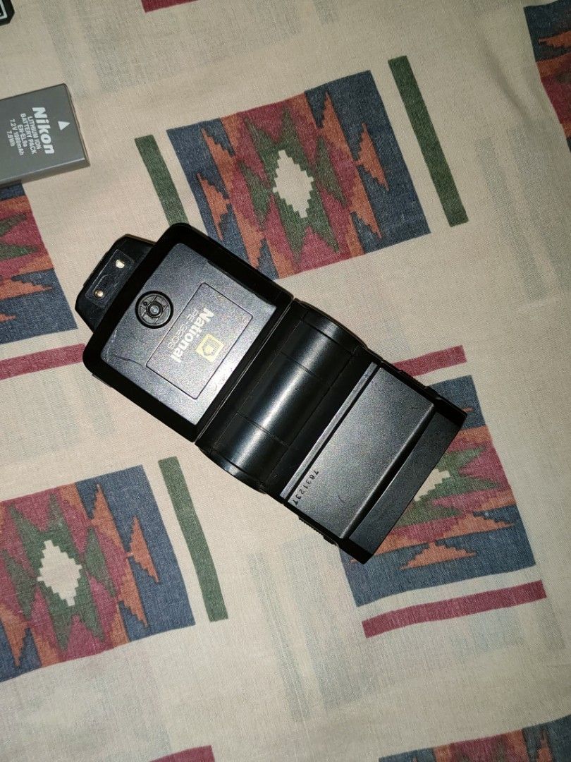 Nikon D3000 DSLR Camera with Flash (Category: Cameras) located in Calamba. Submitted by mrbustamante223 (Listing ID 1406033748, Image 1). Description: - Nikon D3000 DSLR camera kit - Includes: - Camera body - Lens with lens cap - National flash unit - Battery - Charger - SD card - Power cable Bundle sale issue: -vignete screen -flash di nagana -need cleaning may fungus build up na( ilang yrs na din kasi nka tambak sa apartment). -negotiable pa.