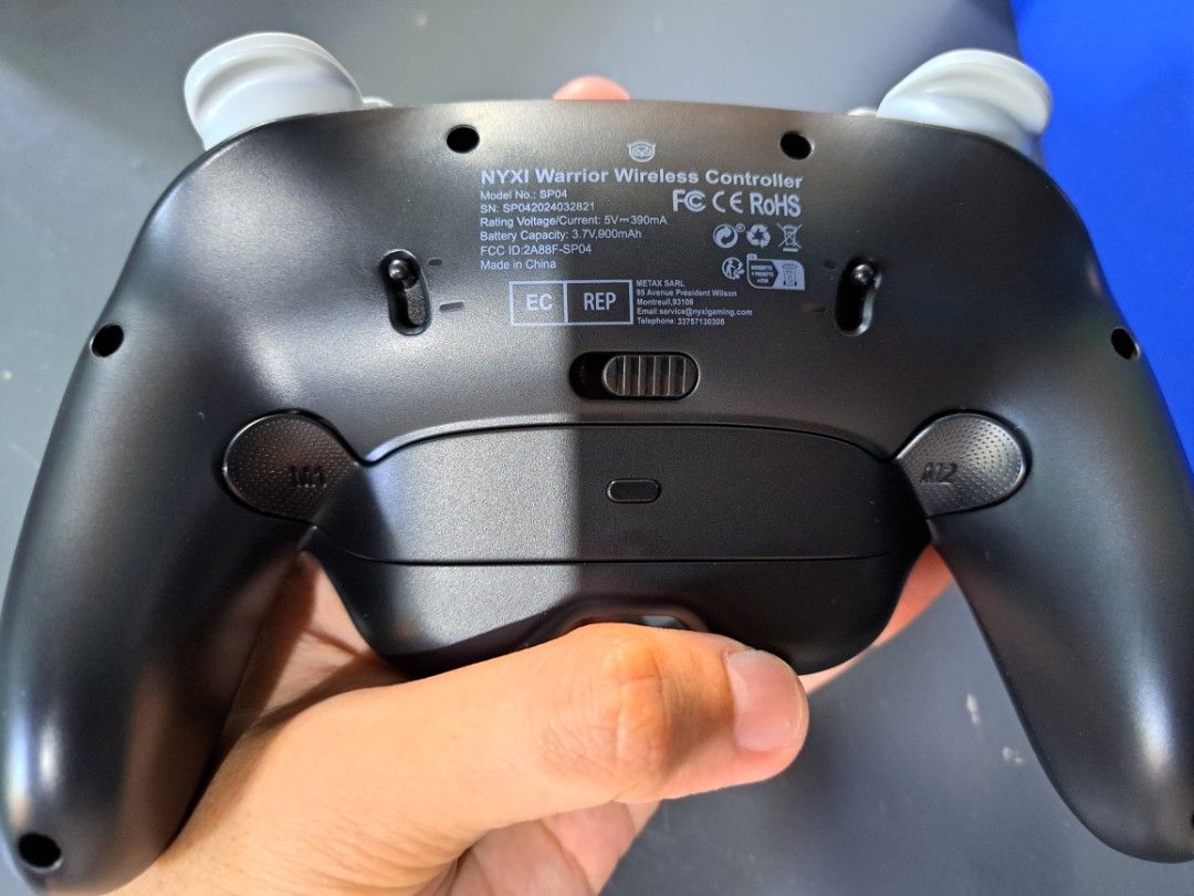 NYXI Controller (Category: Controllers) located in Rizal. Submitted by retropesos (Listing ID 1405982006, Image 3). Description: Pristine condition use only for display, works with Nintendo switch 1&2 and PC. GameCube Inspired Design Controller Hall Effect Joystick Adjustable Hall Sensing Analog HD RUMBLE Interchangeable Back Paddle Design Mechanical L/R Buttons Issue:missing Gamecube adapter..