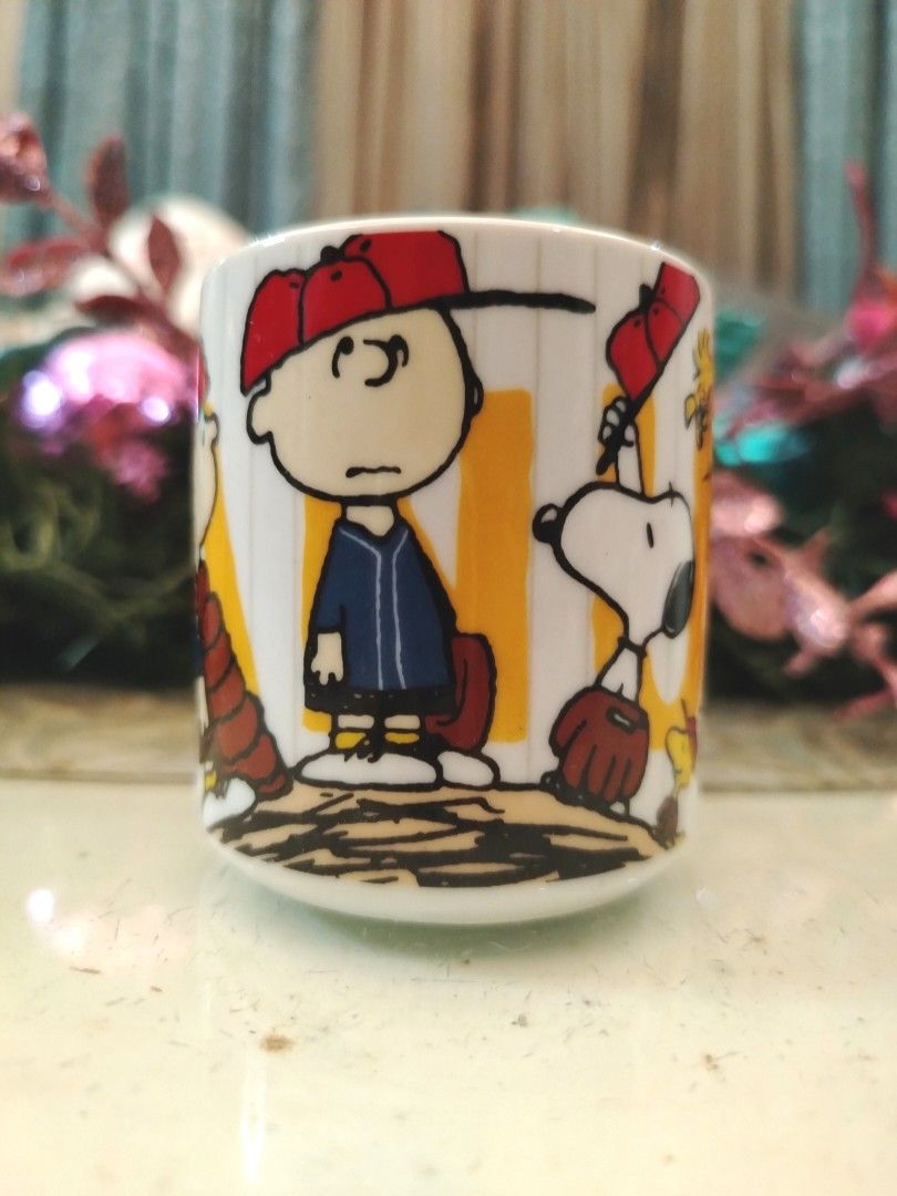 Peanuts Snoopy & Friends Baseball Teacup Mug (Category: Coffee & Tea Tableware) located in San Fernando. Submitted by jpmarketplace2023 (Listing ID 1406075436, Image 2). Description: 💚 All items are authentic from Japan. 💛 MOP: GCash (❌️ GCash Protect) 🩵 MOD: LBC only (❌️ S. Checkout, COD, COP) 💙 Meet-up: Vista Mall, San Fernando, Pampanga 💜 All items are on-hand. 🧡 First to pay gets the item first. ❤️ Breakable items are packed with care a
