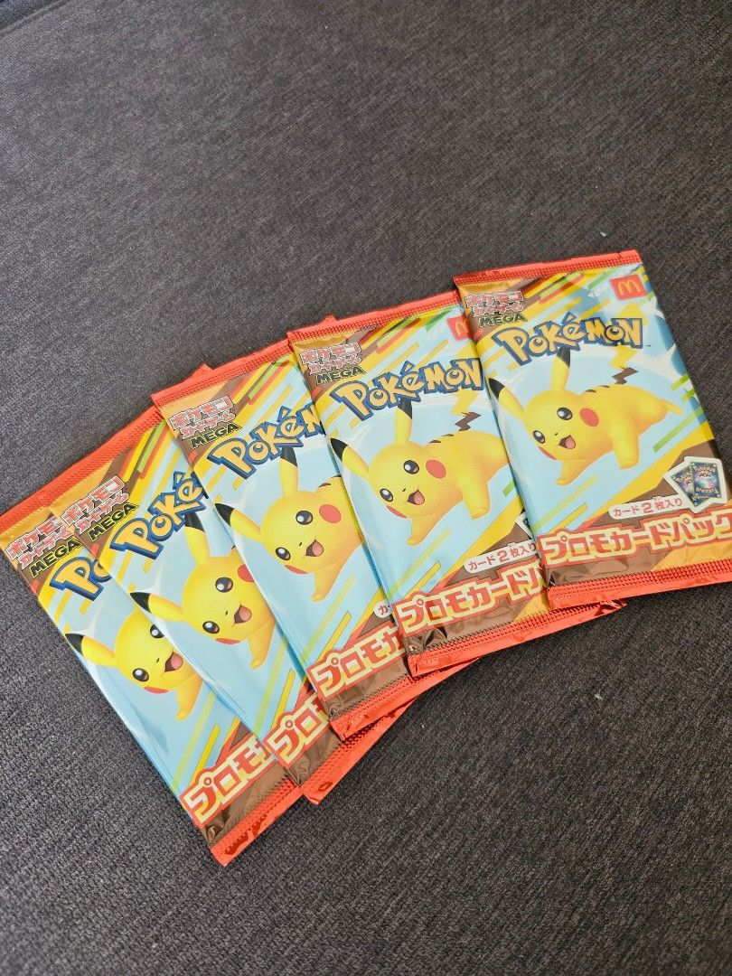 Pokemon Mcdo Japan Promo Card Pack (Category: Card Packs) located in Manila. Submitted by bernardga45429 (Listing ID 1405961435, Image 1). Description: - Sealed Pokemon Pikachu promo card packs - Multiple packs available discount on take all.
