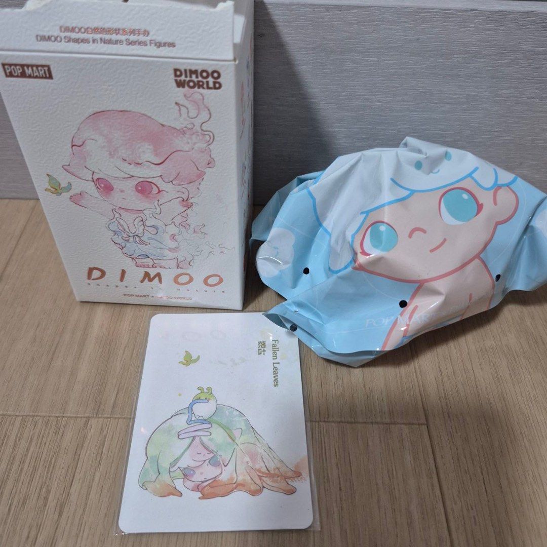 Dimoo Leaf POP MART DIMOO Shapes in Nature Series - Fallen Leaves, Hobbies & Toys ...