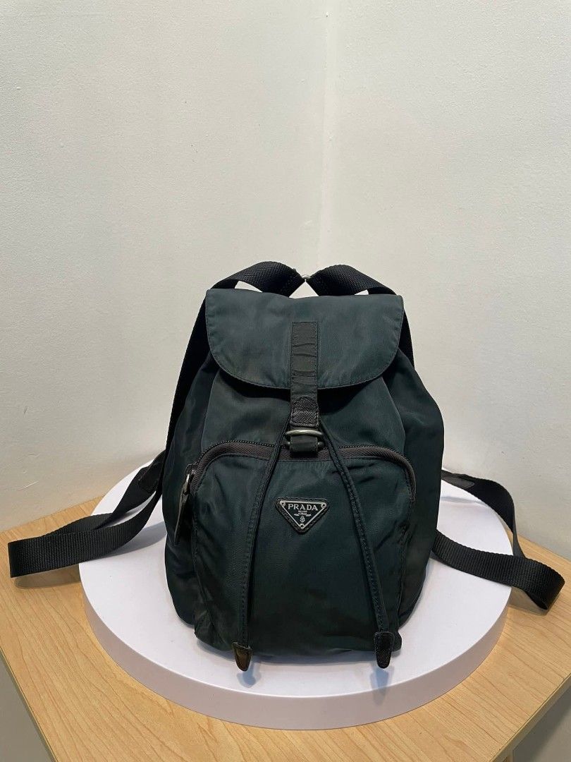 Prada Backpack Authentic💯💯 (Category: Luxury Bags & Wallets) located in Davao. Submitted by SecondhandItems97 (Listing ID 1406085384, Image 3). Description: Small size Includes generic dustbag.
