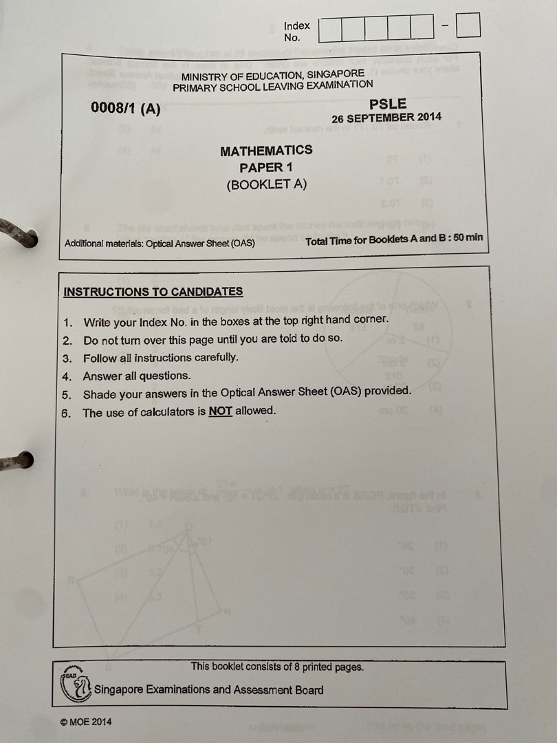 PSLE past year maths papers 2014 to 2024, Hobbies & Toys, Books ...
