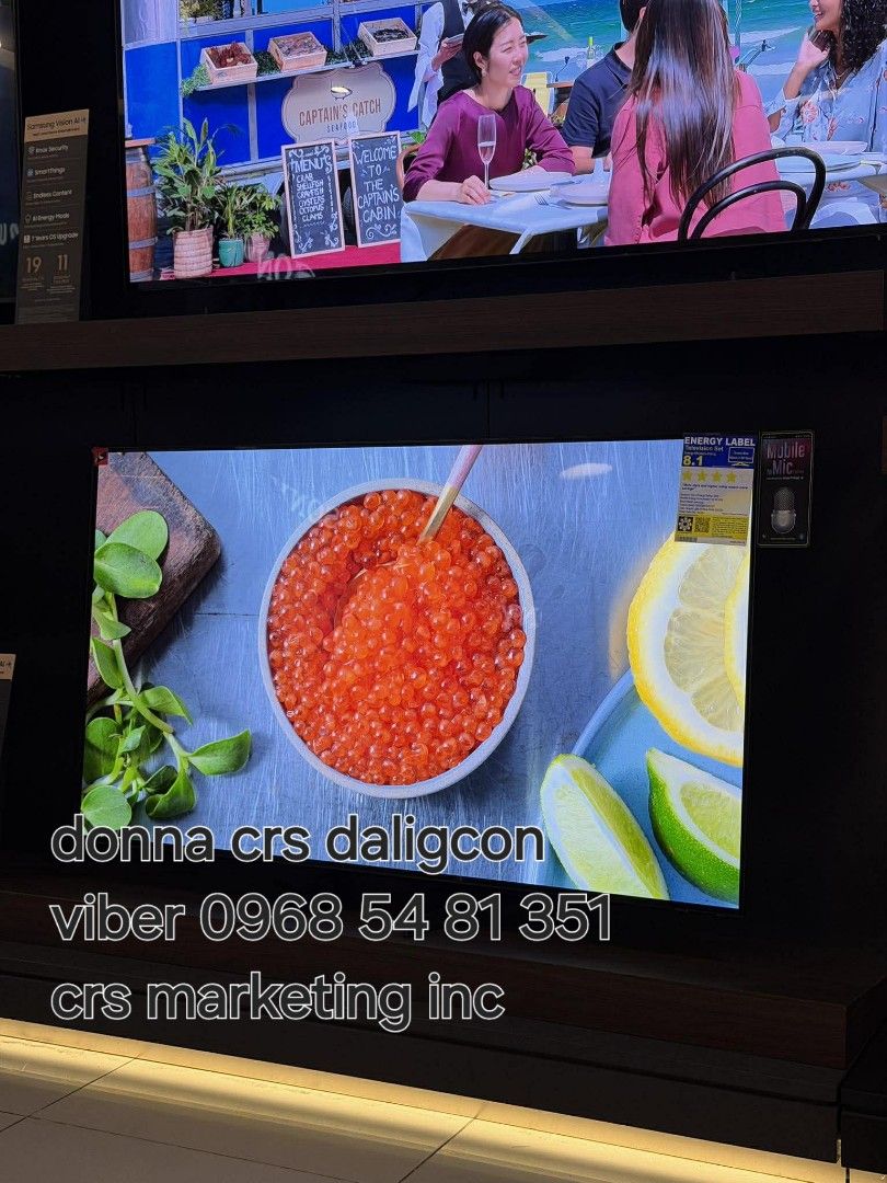Samsung oled (Category: TV) located in Manila. Submitted by donnasagao03665 (Listing ID 1406054516, Image 1). Description: 🟩 SAMSUNG OLED TV 2025 MODEL FREE SOUNDBAR 55S95F 65S95F 77S95F 83S95F 55S85F 65S85F 🟩 QA55S95F - 82,400 / T420 QA65S95F - 101,600 / HWQ600F QA77S95F - 147,700 / Q800F QA83S95F - 217,300 / Q930F ( free installation and demo within metro manila - wall bracket not included ) QA55S85F - 58,900 QA65S85F - 77,200 PRICE MAY CHANG