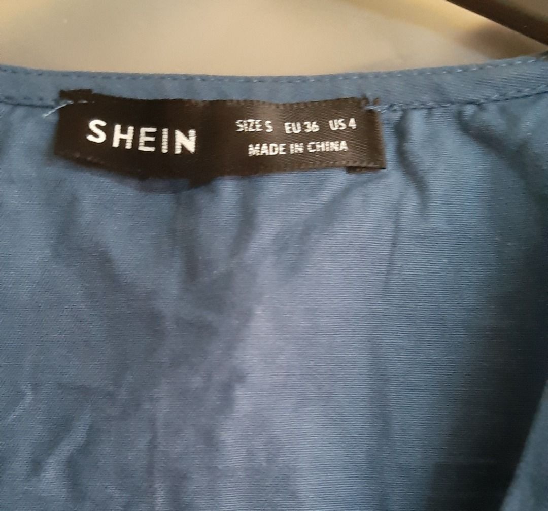 Shein Vest and Shorts Set - Size S (Category: Sets or Coordinates) located in Manila. Submitted by synchrofusion (Listing ID 1406049348, Image 3). Description: color: dusty blue size: small vest measurement bust: 95cm / 37.4" length: 48cm / 18.9" shorts measurement waist: 66-73.6cm / 26-29" length: 36.8cm / 14.5" ----- Shipping by J&T and Lalamove. Shipping fee is shouldered by the buyer. Payment via Gcash..