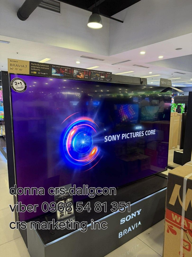 Sony bravia 7 (Category: TV) located in Manila. Submitted by donnasagao03665 (Listing ID 1406051029, Image 2). Description: 🟩 SONY BRAVIA 7 SERIES MINILED 65XR70 75XR70 85XR70 GOOGLE TV SONY OLED TV BRAVIA 8 SERIES 55XR80 65XR80 55XR80M2 65XR80M2 🟩 BRAVIA 5 SERIES 55XR50 - 58,500 65XR50 - 67,700 75XR50 - 104,000 98XR50 - 229,000 BRAVIA 7 SERIES K65XR70 - 90,300 K75XR70 - 145,000 K85XR70 - 217,900 BRAVIA 8 SERIES K55XR80M2 - 89,900 K65XR80M2 - 1