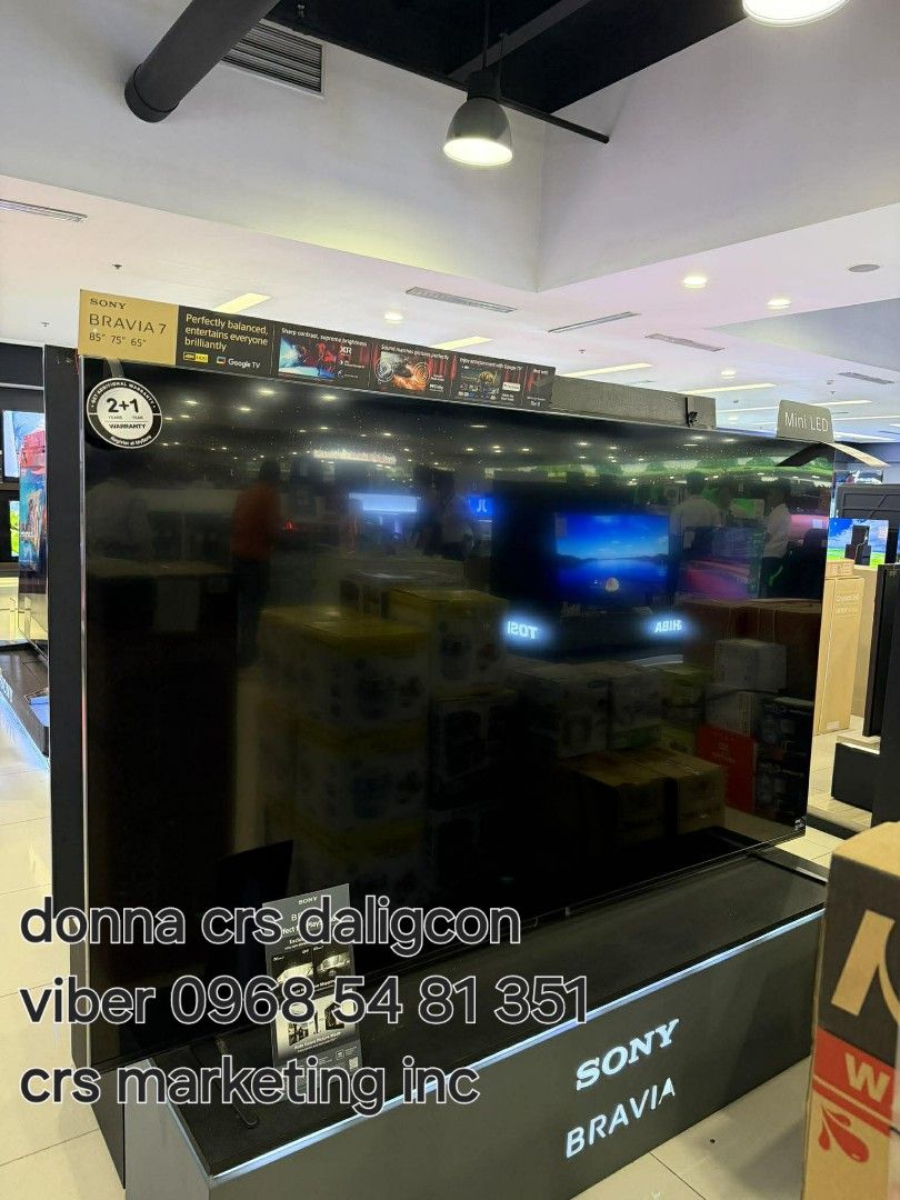 Sony bravia 7 (Category: TV) located in Manila. Submitted by donnasagao03665 (Listing ID 1406051029, Image 3). Description: 🟩 SONY BRAVIA 7 SERIES MINILED 65XR70 75XR70 85XR70 GOOGLE TV SONY OLED TV BRAVIA 8 SERIES 55XR80 65XR80 55XR80M2 65XR80M2 🟩 BRAVIA 5 SERIES 55XR50 - 58,500 65XR50 - 67,700 75XR50 - 104,000 98XR50 - 229,000 BRAVIA 7 SERIES K65XR70 - 90,300 K75XR70 - 145,000 K85XR70 - 217,900 BRAVIA 8 SERIES K55XR80M2 - 89,900 K65XR80M2 - 1