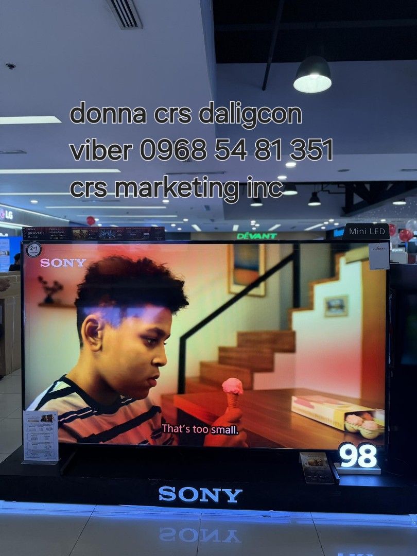 Sony bravia 7 (Category: TV) located in Manila. Submitted by donnasagao03665 (Listing ID 1406054332, Image 3). Description: 🟩 SONY BRAVIA 7 SERIES MINILED 65XR70 75XR70 85XR70 GOOGLE TV SONY OLED TV BRAVIA 8 SERIES 55XR80 65XR80 55XR80M2 65XR80M2 🟩 BRAVIA 5 SERIES 55XR50 - 54,500 65XR50 - 66,500 75XR50 - 100,900 98XR50 - 227,500 BRAVIA 7 SERIES K65XR70 - 90,000 K75XR70 - 145,000 K85XR70 - 216,000 BRAVIA 8 SERIES K55XR80M2 - 89,400 K65XR80M2 - 1