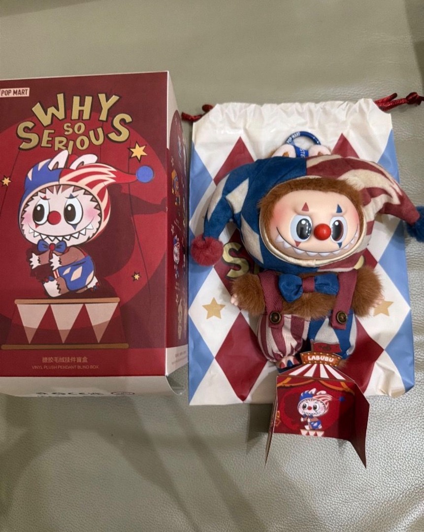Why so serious Labubu juggling clown, Hobbies & Toys, Toys & Games on ...
