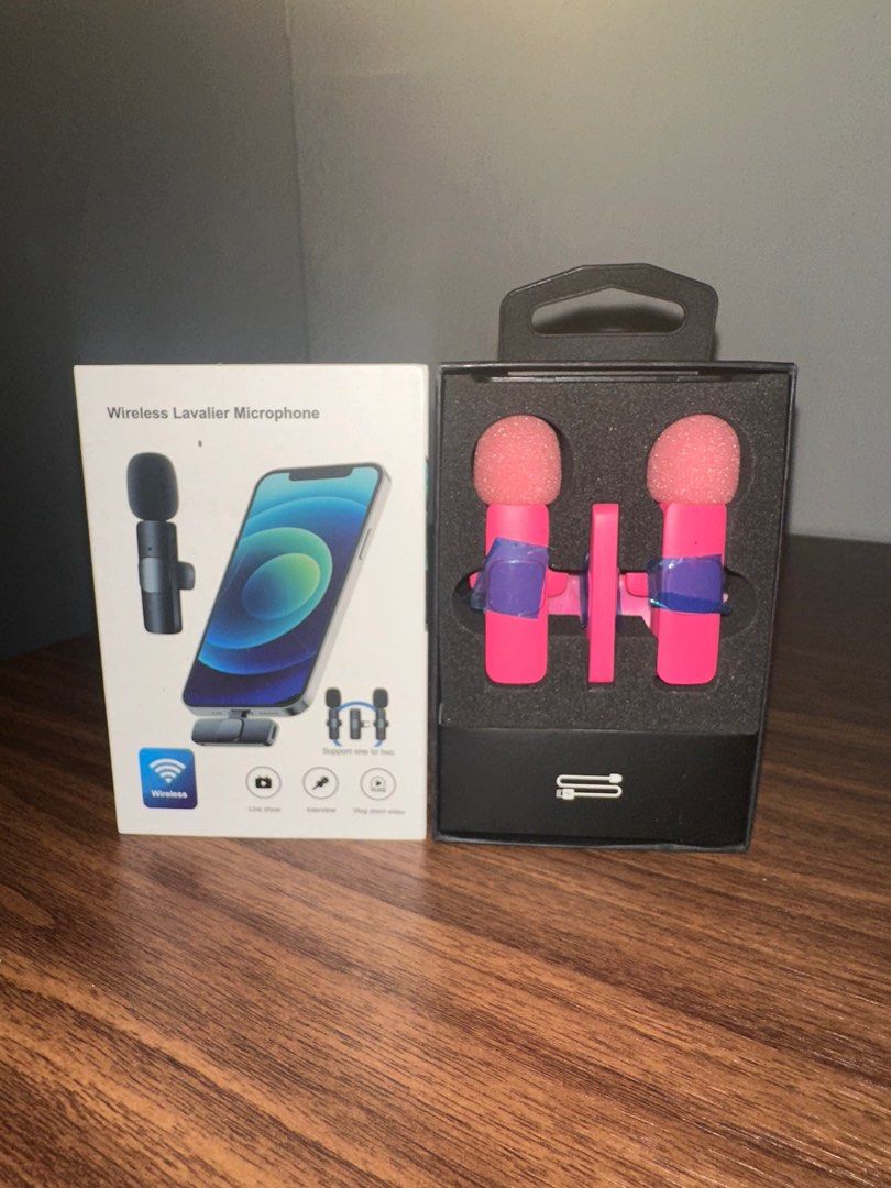Wireless Lavalier Microphone for iPhone and Type-C