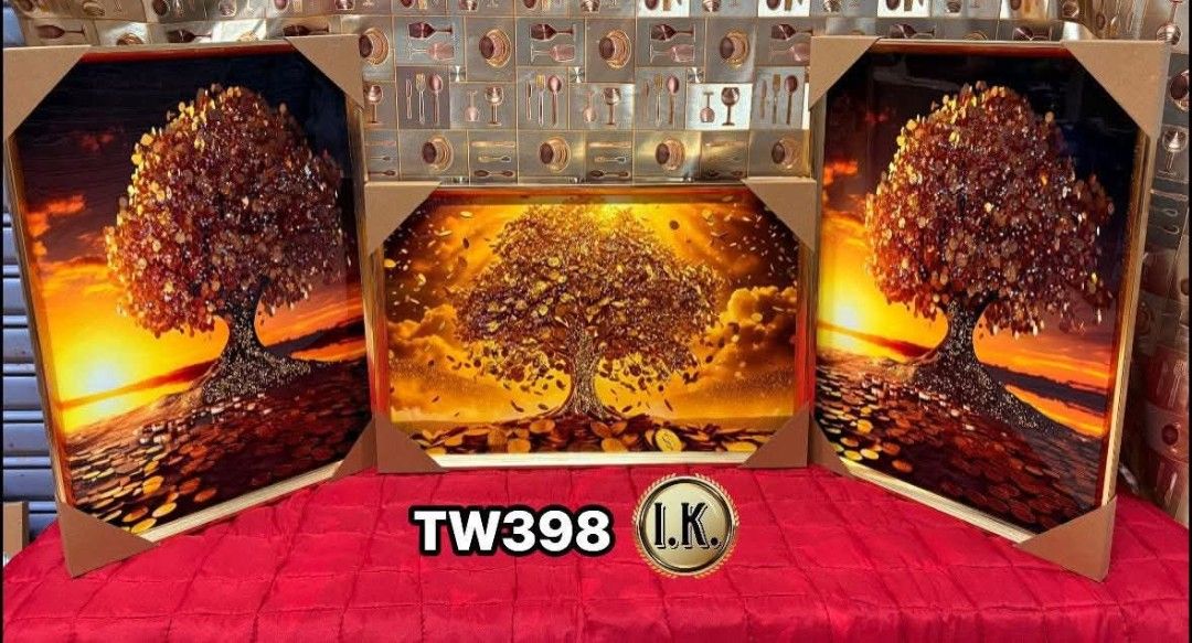 3pcs Money Coin Tree Wall Frame with Gemstone (Category: Frames & Pictures) located in Manila. Submitted by onlineshoppersph (Listing ID 1406242368, Image 2). Description: Cash On Deliver - Metro Manila - Delivery Fee/Handling Fee shouldered by BUYERS - DF/HF depends on BUYERS Location LALAMOVE PICK UP - Cash on Deliver - Metro Manila & Nearby DELIVER THRU COURIER, CARGO & BUS - Provincial Buyers - Payment 1st Thank You.