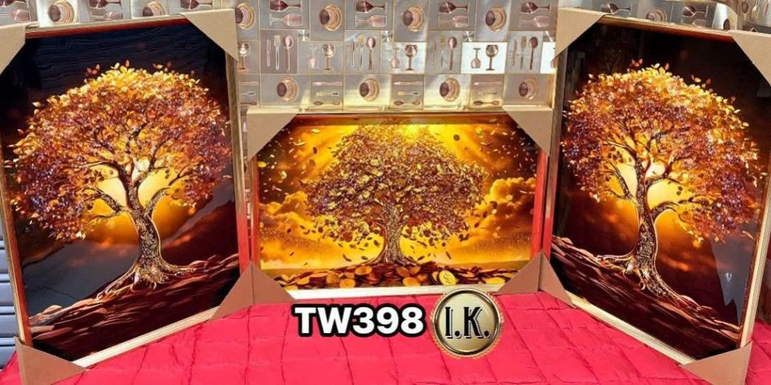 3pcs Money Coin Tree Wall Frame with Gemstone (Category: Frames & Pictures) located in Manila. Submitted by onlineshoppersph (Listing ID 1406242368, Image 3). Description: Cash On Deliver - Metro Manila - Delivery Fee/Handling Fee shouldered by BUYERS - DF/HF depends on BUYERS Location LALAMOVE PICK UP - Cash on Deliver - Metro Manila & Nearby DELIVER THRU COURIER, CARGO & BUS - Provincial Buyers - Payment 1st Thank You.