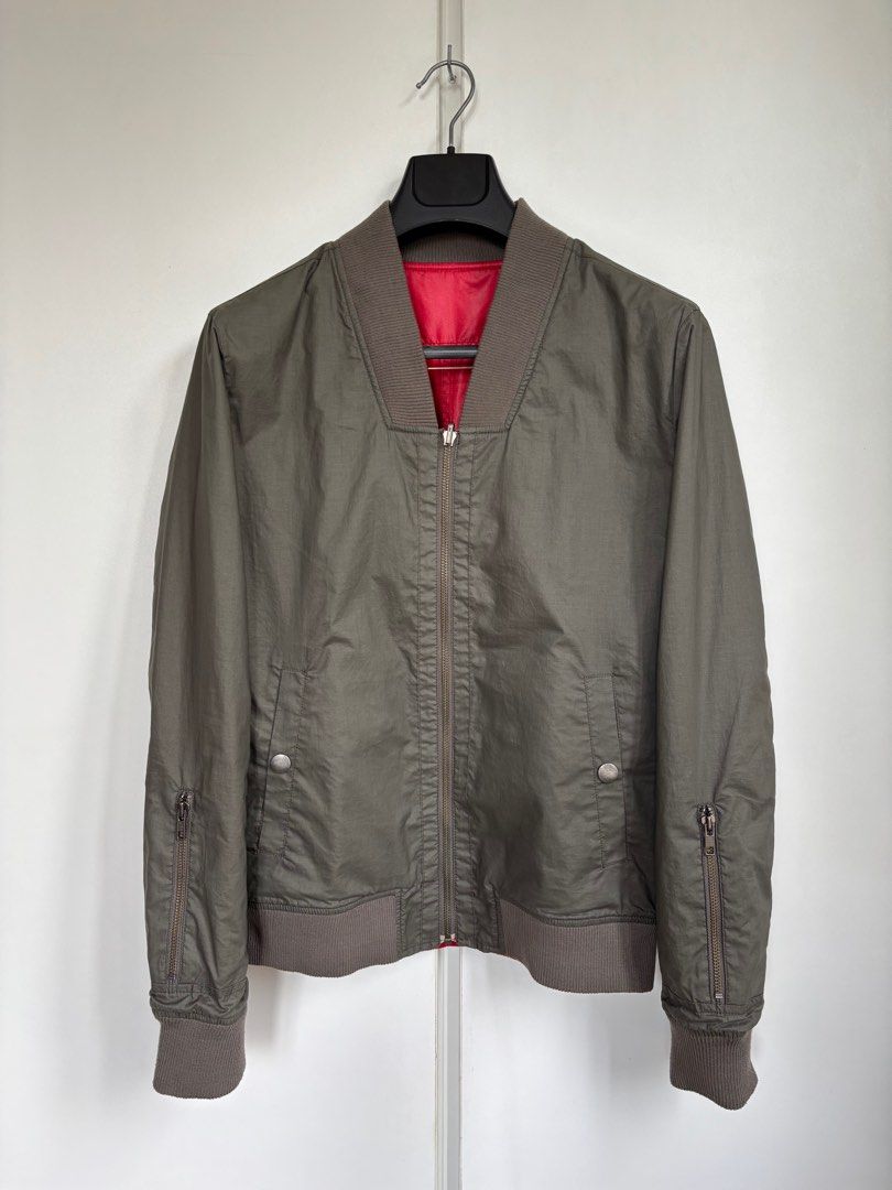 5cm Reversible Kimono-collar Bomber Jacket (Category: Coats, Jackets and Outerwear) located in Paranaque City. Submitted by grailonious (Listing ID 1406123149, Image 1). Description: 5cm bomber jacket. Very similar to certain visvim and kapital bomber jackets that did this style earlier. Reversible. Cargo red nylon side in pics 3-4 See pics for exact measurements No issues and perfect condition.