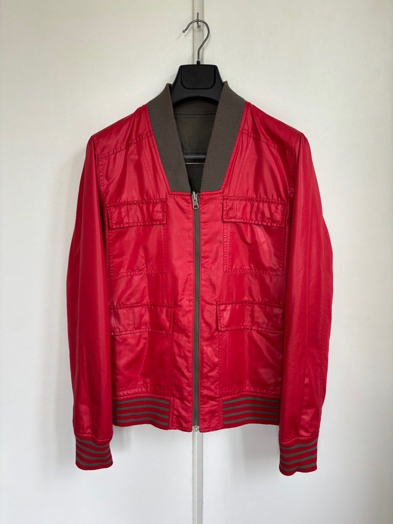 5cm Reversible Kimono-collar Bomber Jacket (Category: Coats, Jackets and Outerwear) located in Paranaque City. Submitted by grailonious (Listing ID 1406123149, Image 3). Description: 5cm bomber jacket. Very similar to certain visvim and kapital bomber jackets that did this style earlier. Reversible. Cargo red nylon side in pics 3-4 See pics for exact measurements No issues and perfect condition.