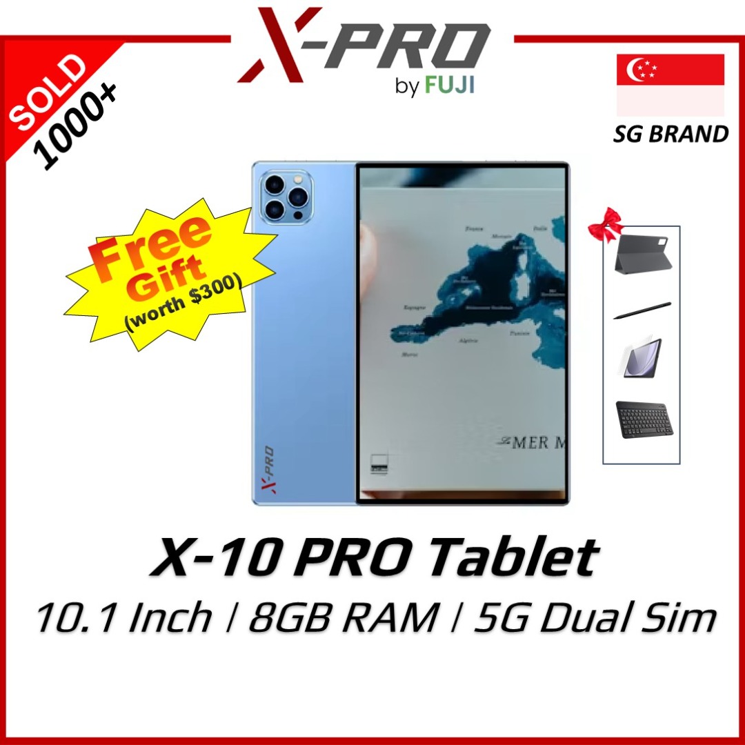 Brand New X-10 PRO Tablet - 10.1 Inch - 8GB RAM - Latest Android ...