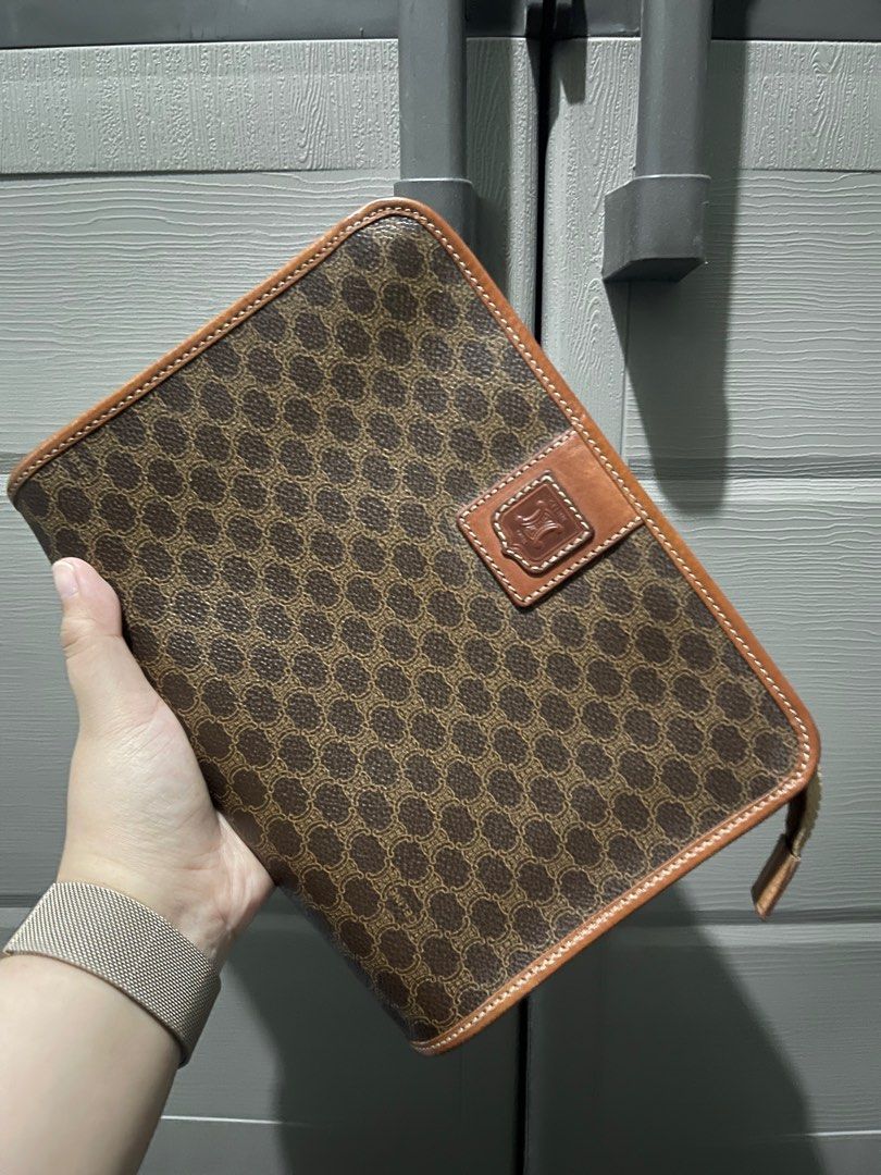 Céline Macadam Vintage Clutch Bag (Category: Luxury Bags & Wallets) located in Baliuag. Submitted by randomgoodsonline (Listing ID 1406273358, Image 2). Description: Céline Macadam Vintage Clutch Bag Bought in Japan As is; What you see is what you get Location: Baliuag, Bulacan Payments: BDO, GCash and SeaBank Courier: LBC and Lalamove RFS: Declutter.