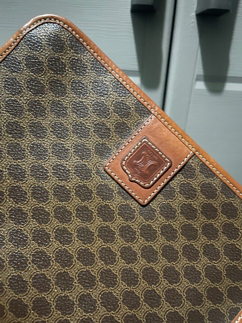 Céline Macadam Vintage Clutch Bag (Category: Luxury Bags & Wallets) located in Baliuag. Submitted by randomgoodsonline (Listing ID 1406273358, Image 3). Description: Céline Macadam Vintage Clutch Bag Bought in Japan As is; What you see is what you get Location: Baliuag, Bulacan Payments: BDO, GCash and SeaBank Courier: LBC and Lalamove RFS: Declutter.