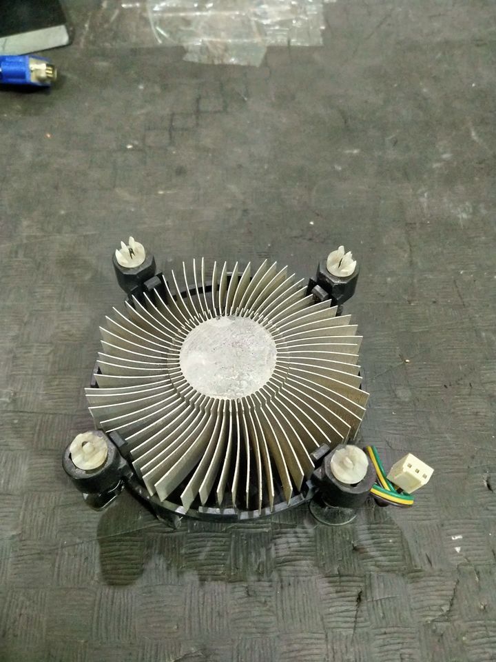 CPU Cooler AMD ang INTEL (Category: Desktops) located in Quezon City. Submitted by nearlink091613 (Listing ID 1406154408, Image 2). Description: FOR SALE! DEEP COOL INTEL HEATSINK FAN Compatible: 1150/ 1151/ 1155 - Assorted CPU coolers for desktop computers. - Includes coolers with fans and heatsinks. - One cooler has a Deep Cool logo. - One cooler includes an AMD Athlon II box. - Box indicates a multi-core processor. - Some coolers have NLSI lab