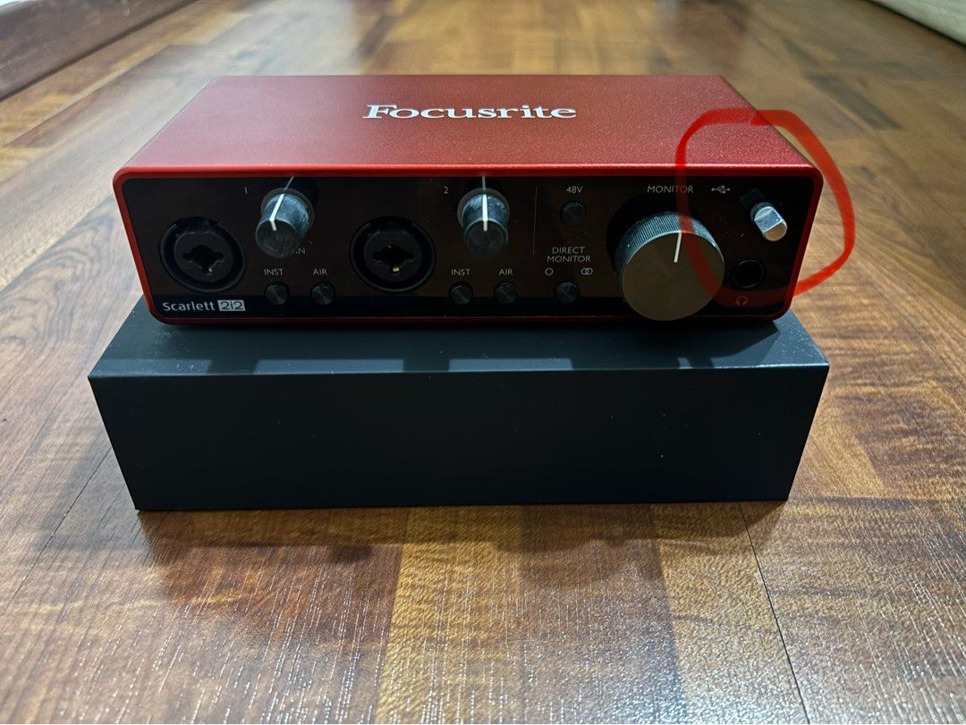 Focusrite Scarlett 2i2 Audio Interface, Audio, Other Audio Equipment on ...