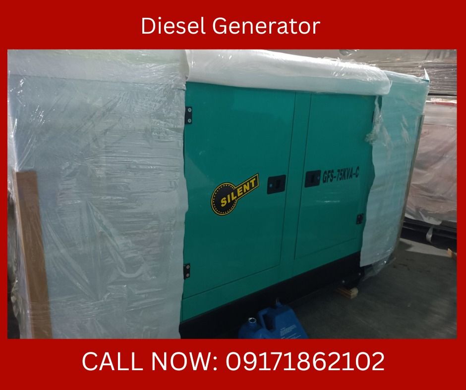 generator (Category: Construction Tools & Equipment) located in San Juan City. Submitted by macaranasc92213 (Listing ID 1406111696, Image 2). Description: Diesel generator silent type Smartgen controller Completed gen-set parameter display, perfect protection and control function. Brushless alternator Free delivery within metro manila Free rubber pad Free Testing and Commissioning. Free Basic Start-up training of your maintenance personnel. Free 