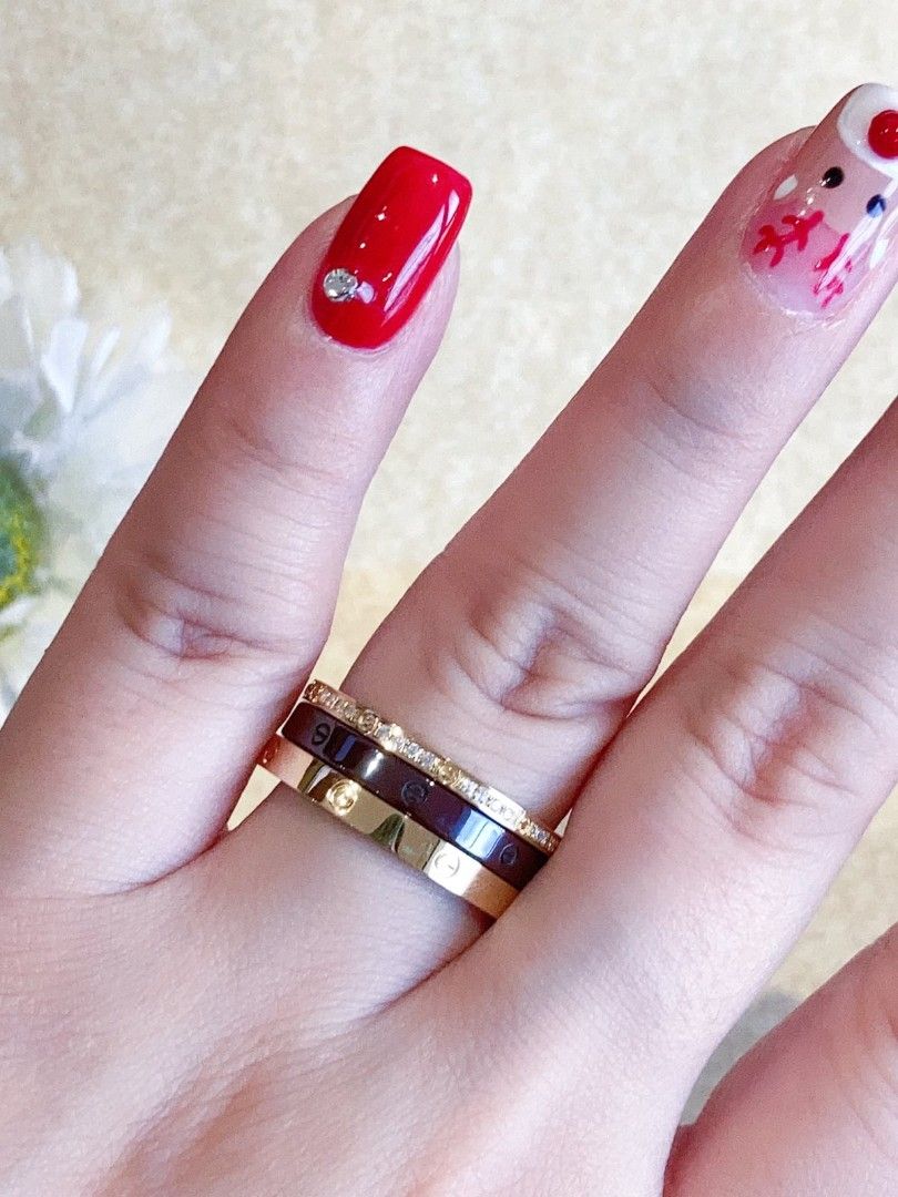 Hk Setting Black onyx Trio ring (Category: Rings) located in Manila. Submitted by shaineofpreciousjewelshop (Listing ID 1406231107, Image 3). Description: .