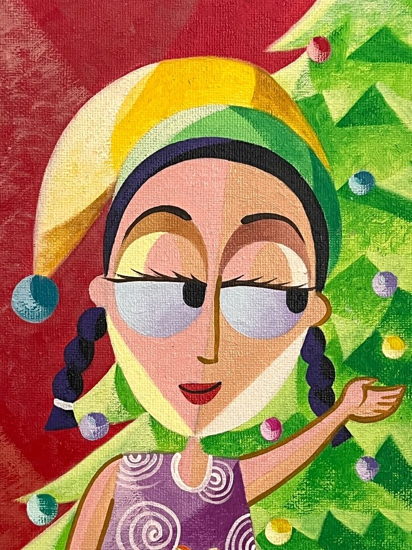 Holiday Giving - Jovan Benito (Category: Art & Prints) located in Taguig. Submitted by drybrushgallery (Listing ID 1406176856, Image 3). Description: Holiday Giving Jovan Benito, 2025 Oil on Canvas Artwork Dimension: 16" x 12" with Certificate of Authenticity PM FOR INQUIRY 0917 565 2917 .