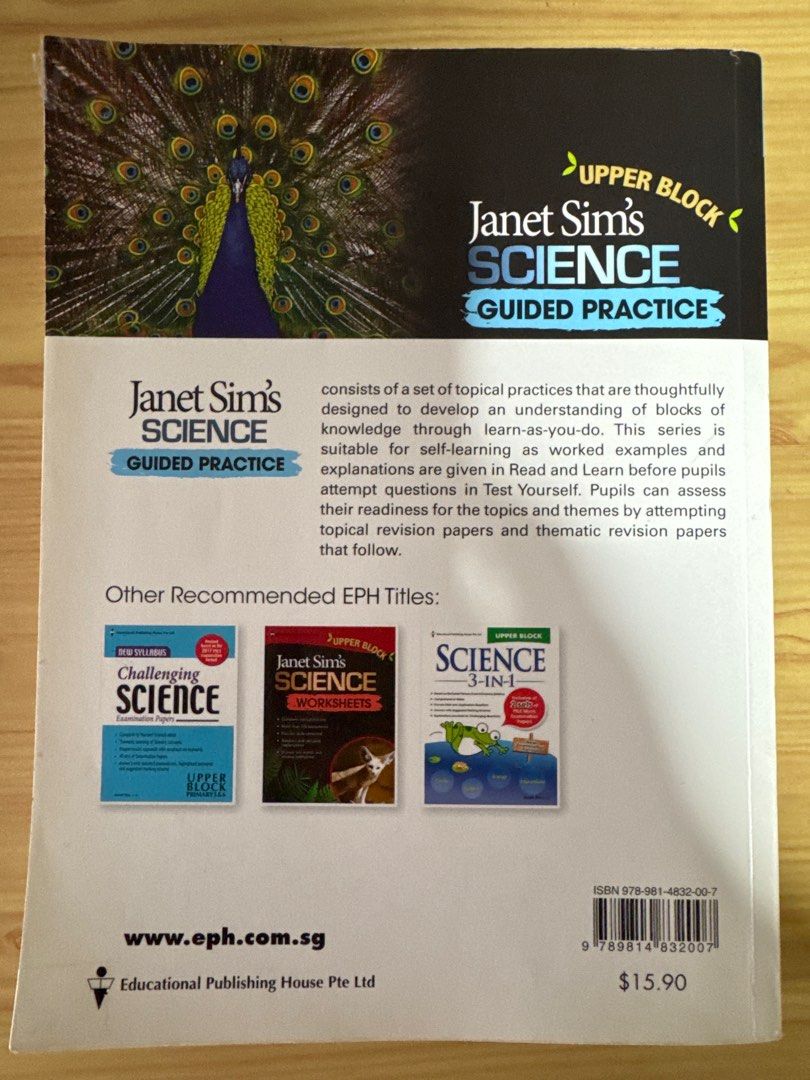 Janet Sim Science Janet Sim's Science Guided Practice Textbook, Hobbies & Toys, Books ...