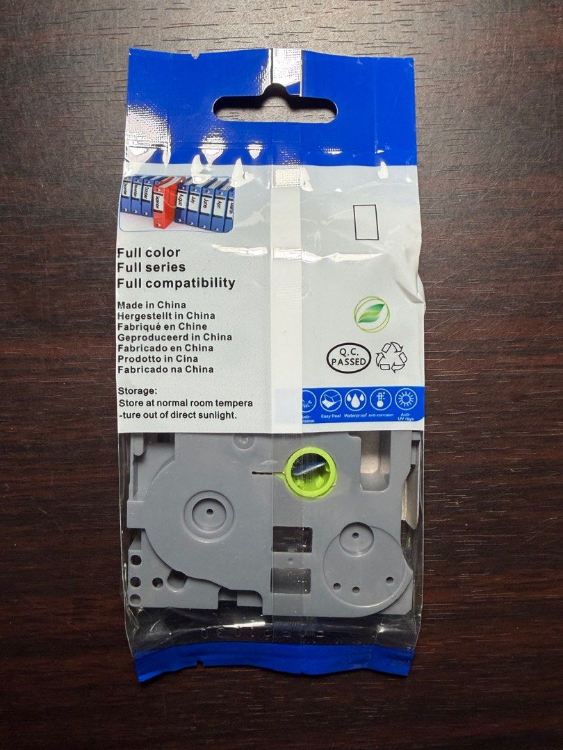 Laminated Tape Casette Refill (Category: Printers, Scanners & Copiers) located in Manila. Submitted by kybubs (Listing ID 1406173371, Image 2). Description: - Brand new - rfs: not compatible with printer Type: Laminated Tape for Brother Label Printer Size: 9mm Length: 26.2 Feet (8 Meter) Each Type: Standard Lamination Color: Black on White Compatible for Brother 6mm 9mm 12mm Label Tape TZe-231 tze231 tze131 TZE631 Laminated Tape for Brother P-Tou