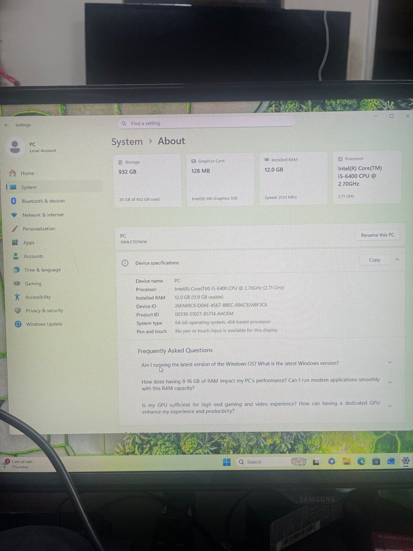Lenovo ThinkCentre Desktop PC