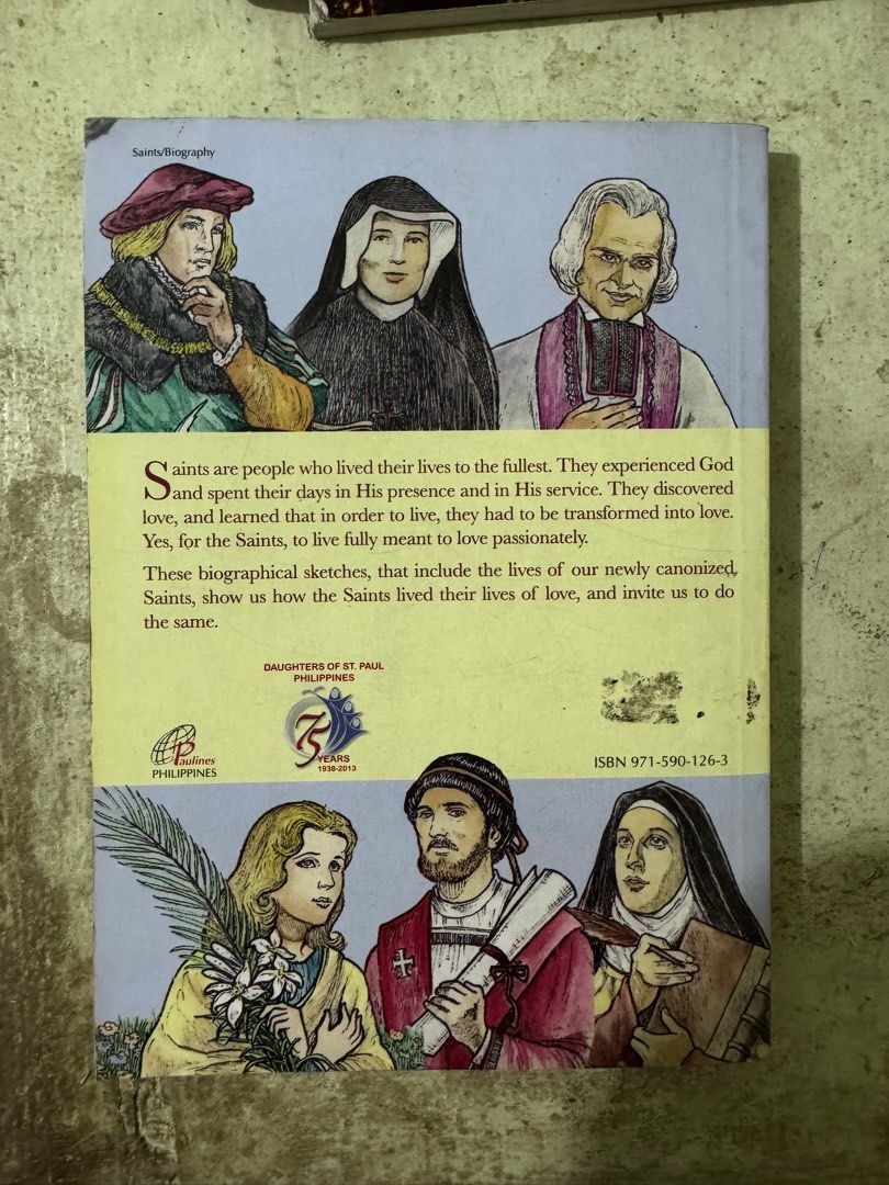 Lives of Saints Book (Category: Religion Books) located in Silang. Submitted by rose_closet1 (Listing ID 1406227617, Image 2). Description: Free for any purchase in my shop.