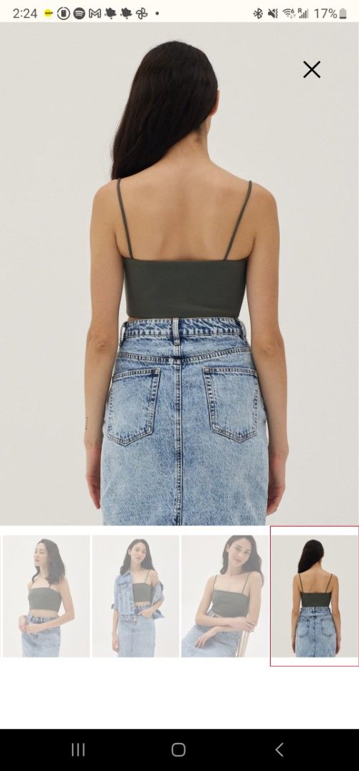 Love Bonito Crop Camisole Top (Category: Others Tops) located in Manila. Submitted by mscloudnine (Listing ID 1406154702, Image 3). Description: - straight neckline - fitted bodice -side boning and fixed shoulder straps -Brandnew but tagged removed.