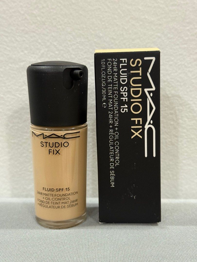 MAC Studio Fix Fluid Foundation(with pump) - NC15 (Category: Makeup) located in General Trias. Submitted by irezumiclo (Listing ID 1406167544, Image 1). Description: MAC Studio Fix Fluid Foundation(with pump) - NC15 Bnew, unopened/sealed NC15 Bought for 2,200 at Rustan’s Rfs: hoarded this foundation. Switched to Dior .