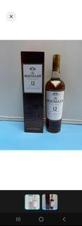 Macallan 12 Year Old whisky bottle