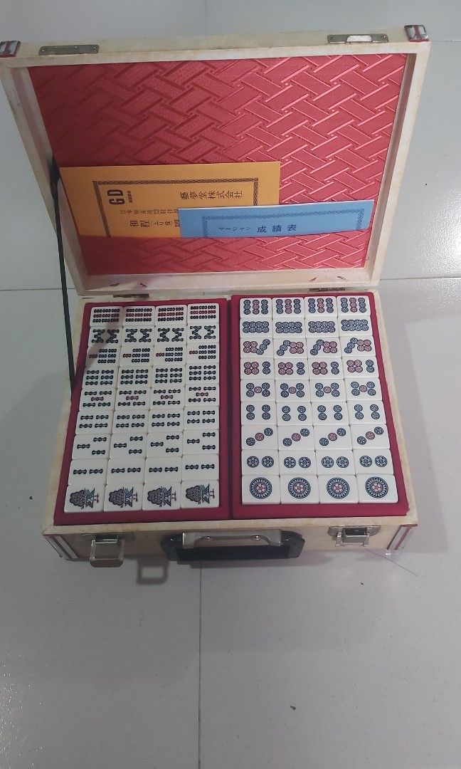 Mahjong set Japan señorita (Category: Board Games & Puzzles) located in Quezon City. Submitted by benjamu1950 (Listing ID 1406107210, Image 2). Description: Price negotiable Text/call: 09947179307.