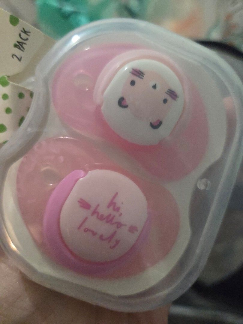 Mothercare Pacifier / Soother 2-Pack (Category: Soothers & Pacifiers) located in San Juan City. Submitted by bennybonanza (Listing ID 1406261942, Image 2). Description: Mothercare Pacifier Pack of 2 BRAND NEW/UNOPENED Pink / Cat design Original SRP 399 Pls manage your expectations, items are all preloved, personally owned. Not ukay. Delivery c/o Buyer. Pickup QC near Robinson Opus. .