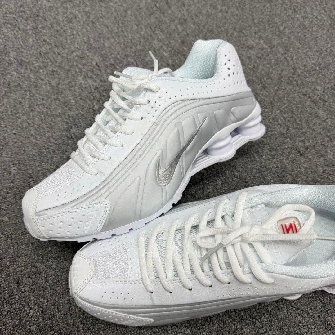 Nike Shox R4 White (Category: Sneakers) located in Manila. Submitted by soledout_kicks (Listing ID 1406191523, Image 3). Description: NIKE SHOX R4 WHITE Available Sizes: 41/42/43/44/45 Guaranteed Quality | Actual Photos as Posted👌 Accepting Wholesale & Bulk Orders 📩 Same Day Delivery (Lalamove) || Nationwide Delivery (Flash Express) ‼️PM for Orders & Inquiries‼️ Follow Our Page: SOLED OUT KICKS.