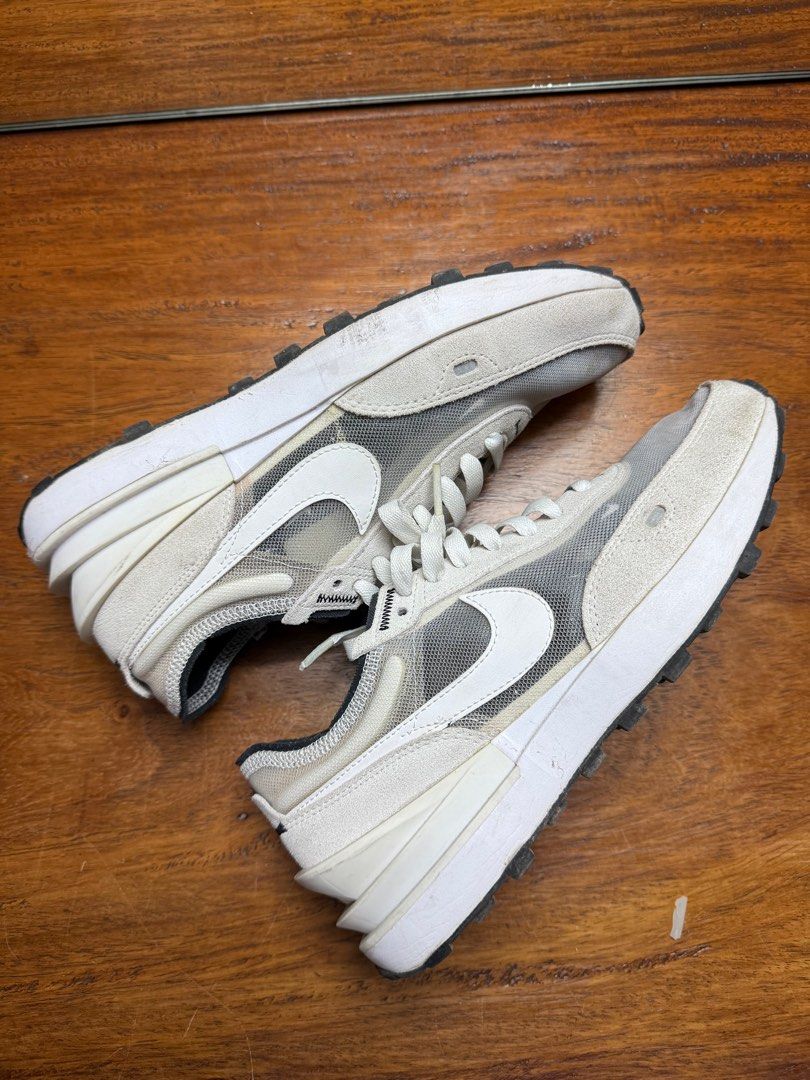Nike Waffle One (Summit White) (Category: Sneakers) located in Quezon City. Submitted by monsdeclutter (Listing ID 1406219195, Image 3). Description: US 8 WMNS / 6.5 MENS No box Just needs cleaning SRP 5,095 Price negotiable Bought on Zalora MOP: Gcash MOD: SDD (grab/lalamove) or GGX SF shouldered by buyer.
