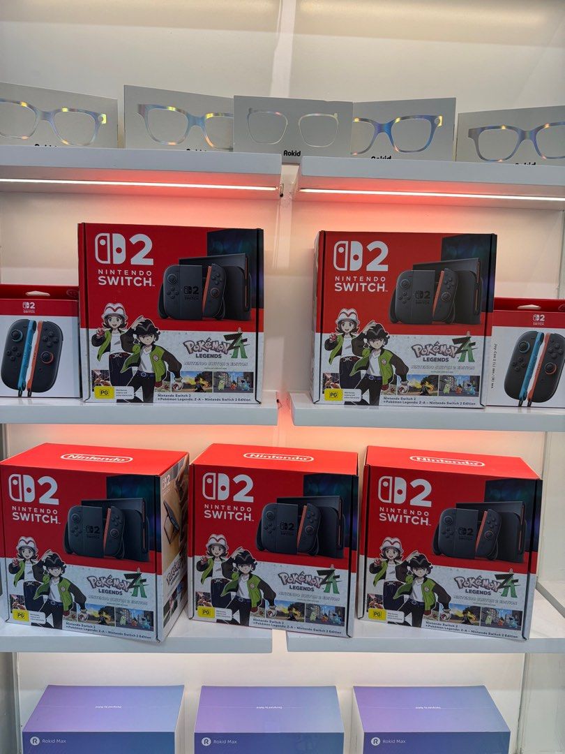 Nintendo Switch 2 Pokemon Legends Z-A Edition (Category: Nintendo) located in Quezon City. Submitted by everythingInternational (Listing ID 1406249048, Image 2). Description: - Nintendo Switch 2 Pokemon Legends Z-A Edition - Includes: Nintendo Switch console, Joy-Con controllers, and the Pokemon Legends Z-A game - Box features artwork of the game's characters - Multiple units available.