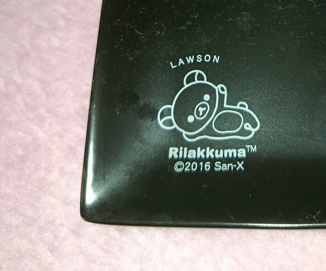 Original Rilakkuma long rectangle black plate (Category: Dinnerware & Cutlery) located in Quezon City. Submitted by kristal68 (Listing ID 1406099747, Image 3). Description: rare find.