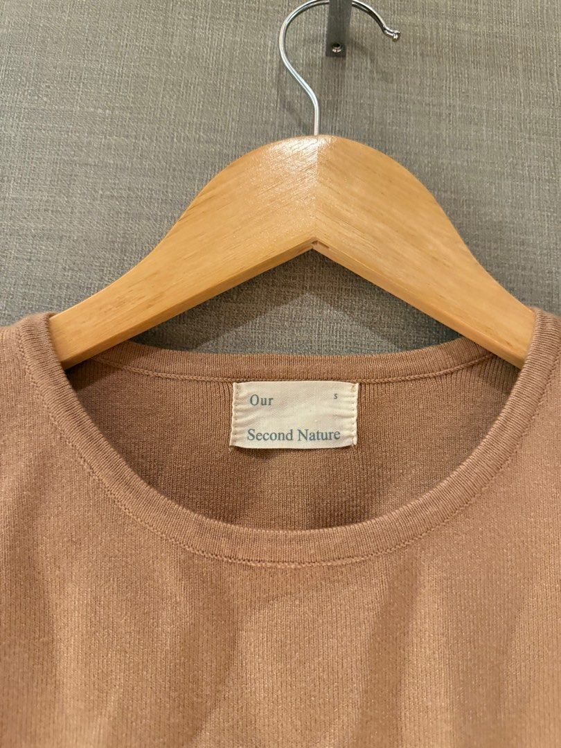 Our Second Nature Beige / Light Brown Tank Top - Size S (Category: Sleeveless) located in Quezon City. Submitted by patpotpit (Listing ID 1406217710, Image 2). Description: - Our Second Nature Tank Top - Size: S - Color: Beige / Light Brown - Condition: Good - Design: Sleeveless - Meetup Locations: NAC Tower, Shangrila plaza.