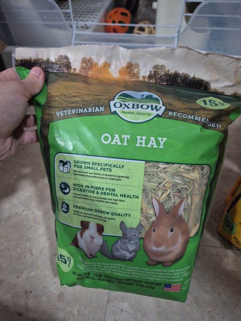 Oxbow Orchard Grass Hay & Oat Hay - 15oz, Pet Supplies, Pet Food on ... - Kidney Friendly Hay For Small Rabbits With Digestive Problems