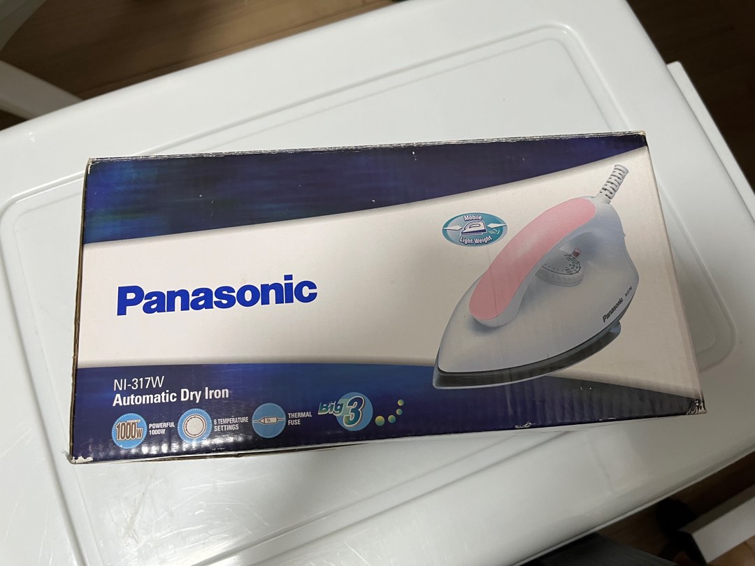 Panasonic NI-317W Automatic Dry Iron, TV & Home Appliances, Irons ...