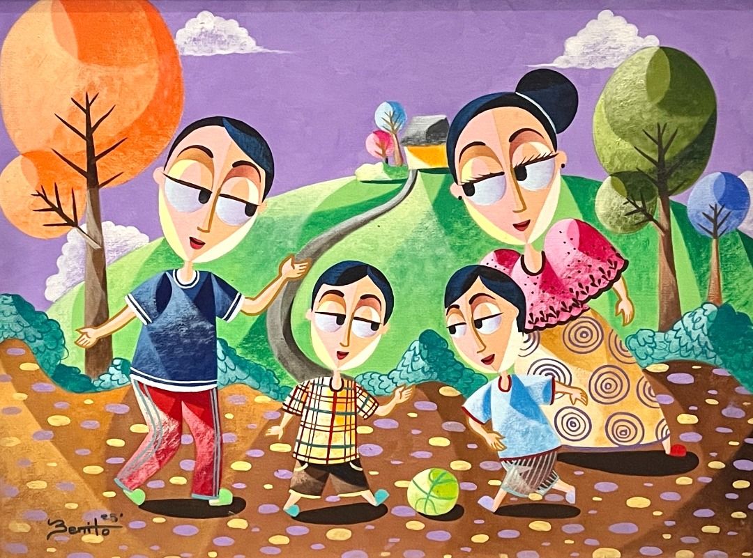 Playground - Jovan Benito (Category: Art & Prints) located in Taguig. Submitted by drybrushgallery (Listing ID 1406168102, Image 1). Description: Playground Jovan Benito, 2025 Oil on Canvas Artwork Dimension: 12" x 16" with Certificate of Authenticity PM FOR INQUIRY 0917 565 2917 .