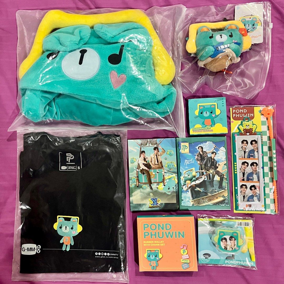 [Sale] Pond Phuwin PermPoon Merchandise GMMTV (Category: Other Merchandise) located in Quezon City. Submitted by flyingwithyounightday (Listing ID 1349095973, Image 2). Description: GMMTV PONDPHUWIN Official Merchandise Photo Strip Holder 1,060 [SALE 800 only] LOL 2024 Postcard Set 800 GripTok 950 Permpoon T-Shirt 1,800 Fluffy Ear Hat 2,250 - sold Station Master Doll KeyChain 2,300 - reserved Pocket Mirror 700 [SALE 400 only] - sold LOL 2025 Phot