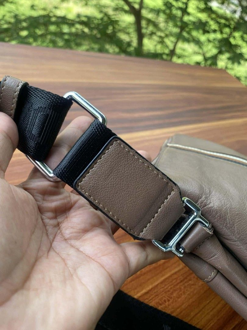 Prada sling bag (Category: Cross-body Bags) located in Oroquieta. Submitted by quickforest_8a519b (Listing ID 1406213673, Image 3). Description: genuine leather.medium ukay source.
