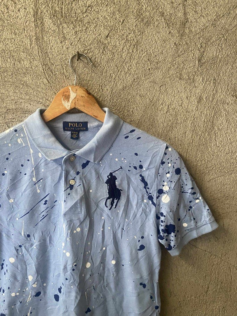 RALPH LAUREN BIG PONY PAINT SPLATTER (Category: Activewear) located in Davao. Submitted by pakoys10_thrift (Listing ID 1406144055, Image 2). Description: Ralph Lauren Big Pony Paint Splatter Polo Shirt🔥 Excellent Condition Color Rate 9.81/10 Dimes: 25x18 Issue: Need Wash Lang 🏷️580 Shipped✈️ Location Davao City Mindanao📍.