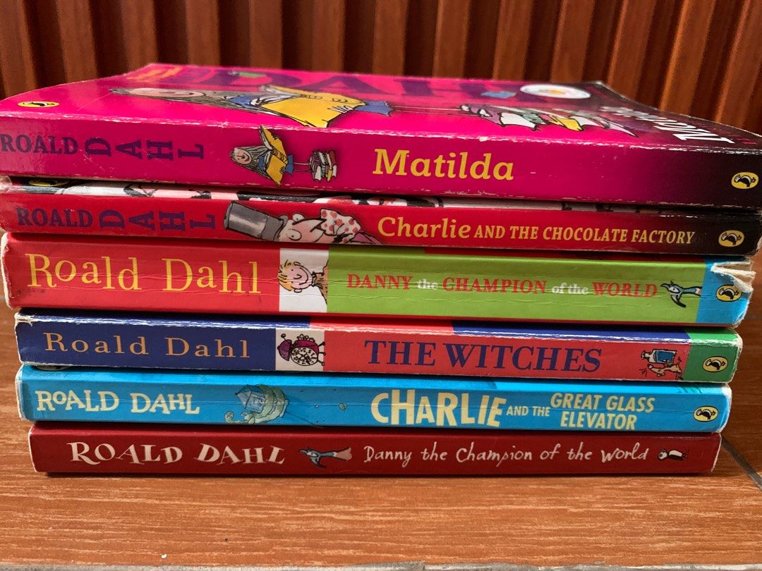 Roald Dahl Books Collection (Category: Children's Books) located in Santa Rosa. Submitted by gandahappylife (Listing ID 1406127671, Image 2). Description: Php 100 each Charlie and the Chocolate Factory Matilda Danny the Champion of the world The Witches Charlie and the Great Glass Elevator Bundle 450 for 5 books .