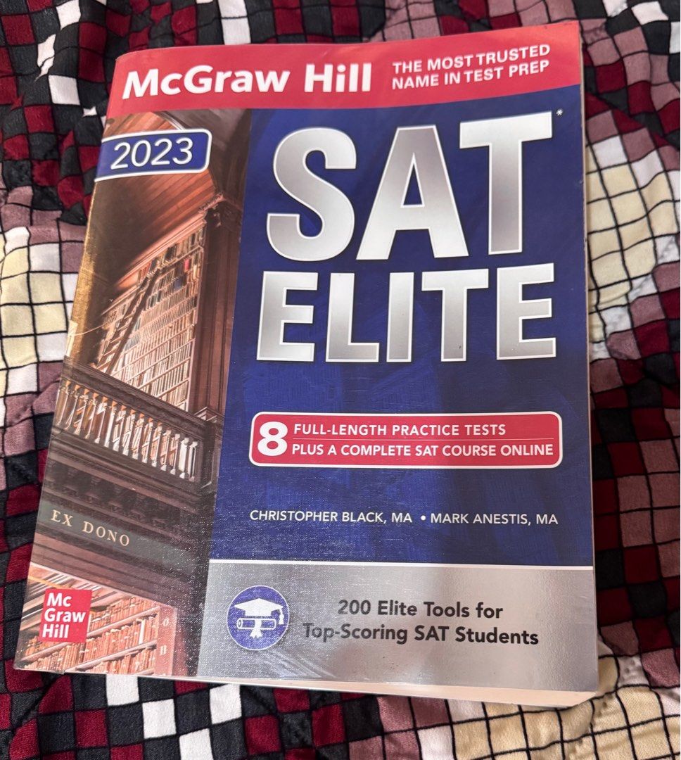 SAT Elite Reviewer Book (Category: Textbooks) located in Quezon City. Submitted by vibelane_shop (Listing ID 1406138007, Image 1). Description: This was never used. Unsealed then kept on the shelf. 📚 .