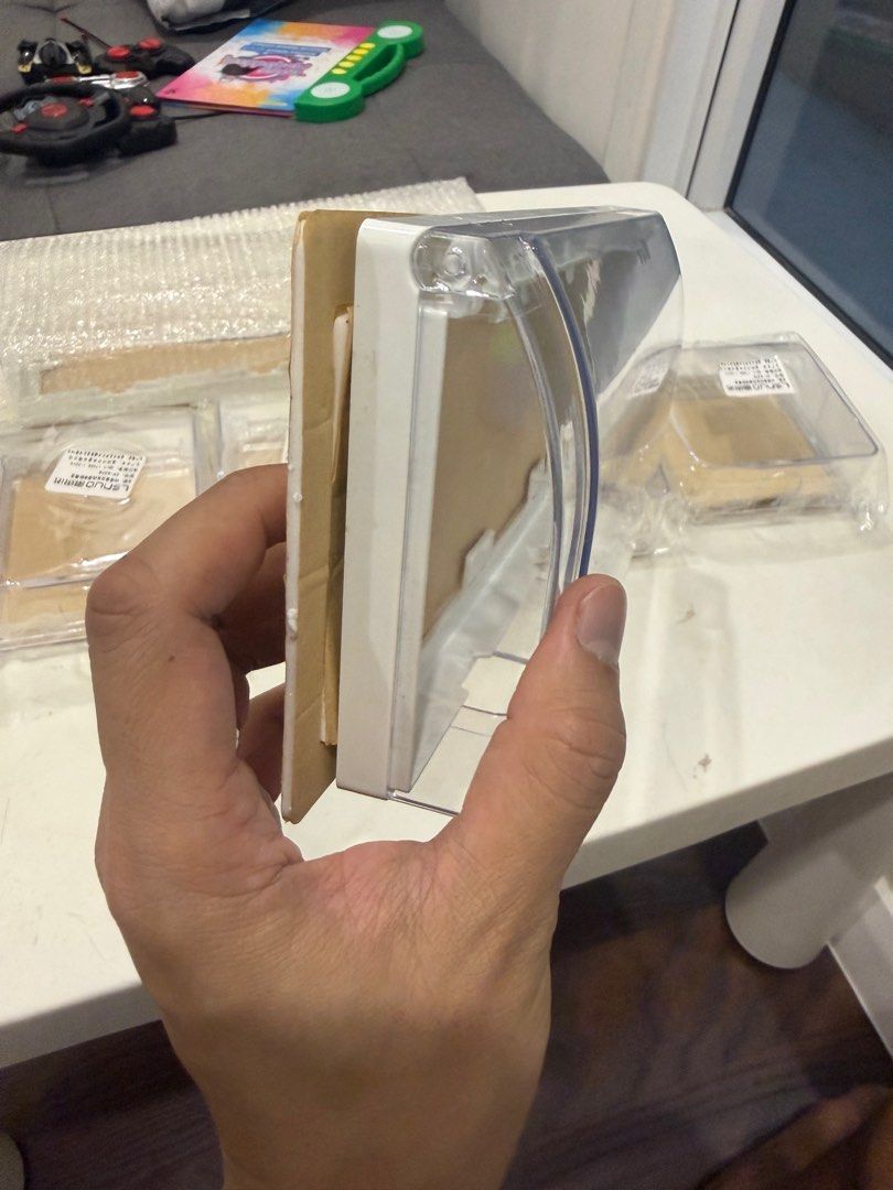 Socket Cover Waterproof (Category: Safe) located in Kuala Lumpur. Submitted by binyazid (Listing ID 1406163321, Image 3). Description: Bought in 2022 for 10pcs but use 3 and the rest is unused. Refer picture for details Offer me your price.